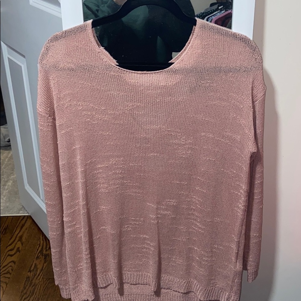 Crisscross Pink Shirt